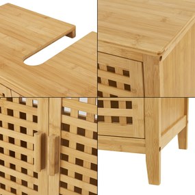 Долен шкаф за мивка Ingmarsö бамбук 60x67x30см []