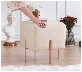 Кремава табуретка Copper – Artie