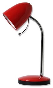 Aigostar -  Настолна лампа 1xE27/36W/230V червена/хром