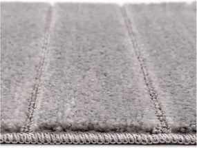 Сиви килими за баня в комплект 2 бр. 50x80 cm Yeni Cizgli – Foutastic