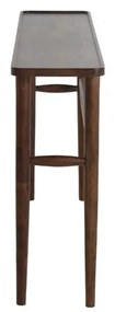 Кафява конзолна маса от масивна акация 30x140 cm Qiano – Light &amp; Living