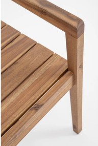 Градински стол от масивно дърво в естествен цвят Rodano – Bizzotto