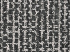 Тъмносиво двойно легло 200x200 cm тапицирано с място за съхранение с включена подматрачна рамка Solange – Micadoni