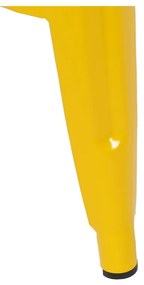 Жълти метални бар столове в комплект 2 бр. (височина на седалката 61 cm) – Ixia