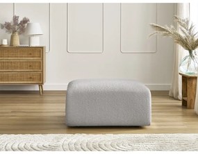 Светлосива табуретка от букле Tina – Bobochic Paris