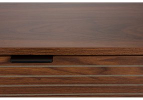 Кафяв скрин от декор от орех 110x74x40 cm Stripes – White Label