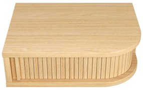 Нощно шкафче от декор от дъб в естествен цвят Farsta – Woodman