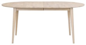 Светла овална дъбова сгъваема маса за хранене , 170 x 105 cm Filippa - Rowico
