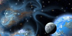 Картина на платно – Безкрайна галактика