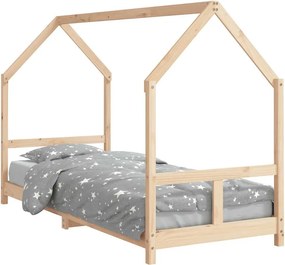 835715 vidaXL Детска рамка за легло 80x200 см борово дърво масив