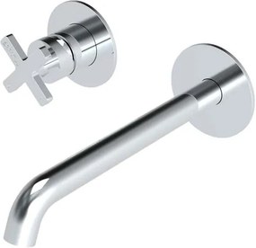 Тоалетна стенен кран Εlle Cross La Torre-Хром