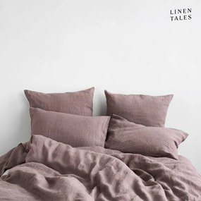 Розов ленен чаршаф за двойно легло 200x220 cm - Linen Tales