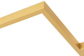 Таванна лампа златиста с LED 3-степенен димер 5-светлина - Lejo