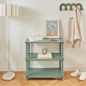 Етажерка atmosphera Chamlo, 3 нива, MDF, 75x34x75 cm - Слонова кост