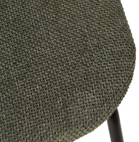 Зелено-кафяви трапезни столове в комплект от 4 броя Cleo - Ixia