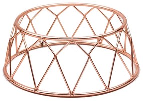 Horecano - Метална 3D стойка дисплей "Корона" с неплъзгащо медно покритие 25х21.2х10см(921104RC)