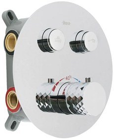 Душ система за вграждане Rea Lungo Diamond Chrom + BOX