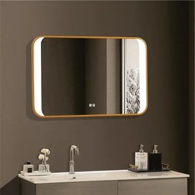 LED огледало с нагревател ICL 1824, 90x60см