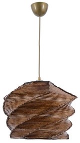 Светлокафяво висящо осветително тяло ø 32 cm Ruche – Opviq lights