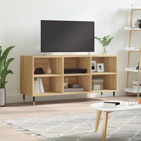826983 vidaXL ТВ шкаф, дъб сонома, 103,5x30x50 см, инженерно дърво