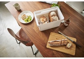 Кошница за бял хляб с бамбуков капак Yamazaki Tower - YAMAZAKI