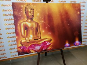 Картина на платно – Златен Буда
