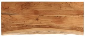 370265 vidaXL Плот за баня, 140x60x2,5 см, правоъгълен, масивно дърво акация