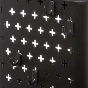 Кухненска количка 5five, Черен, Метал, Перфорирана