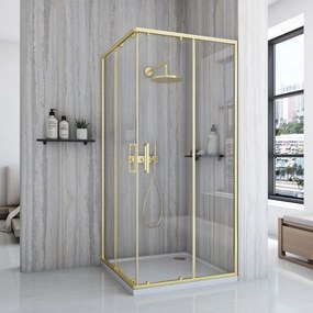 Душ кабина Rea City 90x90 Gold