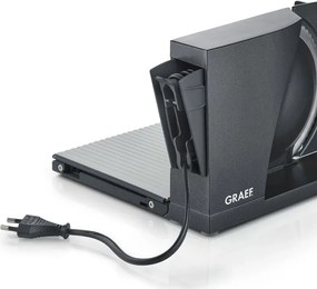 Уред за рязане - слайсер Graef MYtiny MT1006EU, 170W, 17 см, 0-15 мм, Детска защита, Сгъваем, Антрацит