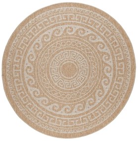 Бежов кръгъл външен килим ø 80 cm Comilla – Ayyildiz Carpets