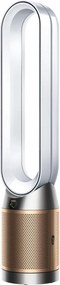 Пречиствател на въздух 2в1 Dyson PC2 De-NOx TP12 Wh/Gd, Охладител, 40W, До 40 м2, 10 скорости, Осцилация, HEPA+К-Carbon, Wi-Fi, LCD, Гласово управление, Бял/златист