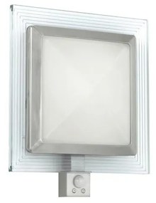 EGLO 88163 - Външно стенна лампа PALI с 1xE27/15W + 1xLED/1,28W сензор