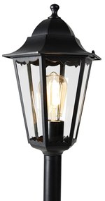 Интелигентна стоеща външна лампа черна 120 см с Wi-Fi ST64 - New Orleans