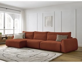 Оранжев ъглов диван Aden – Bobochic Paris