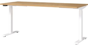 Работна маса с електрическо регулиране на височината с дъбов плот 80x180 cm Jet – Germania
