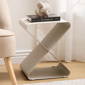 Холна маса atmosphera Elder, Метал, Бежов, 45.5 cm