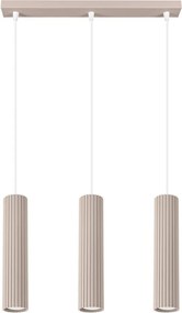 Кафяво-сиво метално висящо осветително тяло Gleam – Sollux