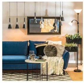 Подова LED лампа Platinet, E27 - 60W, E14 - 25W, IP20, 180 см, Черен