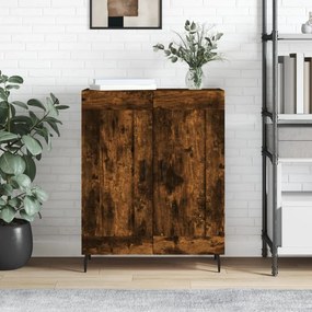 830217 vidaXL Сайдборд, опушен дъб, 69,5x34x90 см, инженерно дърво