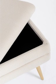 Бяла подплатена пейка Olga – Bizzotto