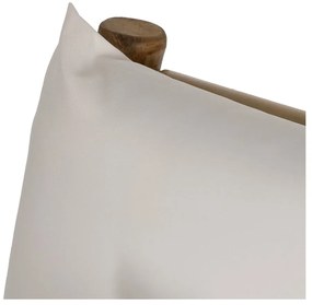 Бяло кресло Bamboo – Ixia