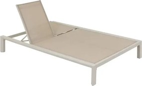 Двоен алуминиев шезлонг Hesperide Evasion - Глина