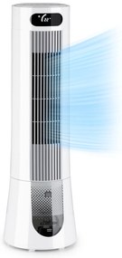 Klarstein Skyscraper Frost, охладител на въздуха, вентилатор, 45 W, 7 литра, 2 охлаждащи пълнителя, мобилен