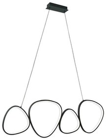 LED полилей с кабелно окачване PETRA LED/48W/230V 4000K черен