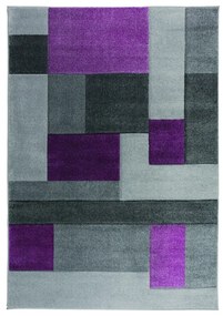 Сив и лилав килим , 120 x 170 cm Cosmos - Flair Rugs