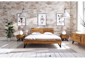 Дъбово двойно легло 180x200 cm Golo 2 - The Beds