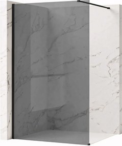 Параван за душ Rea Flexi Grey / Black 100