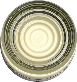 Дизайнерска стенна лампа черна със светлозелено стъкло IP44 - Michele