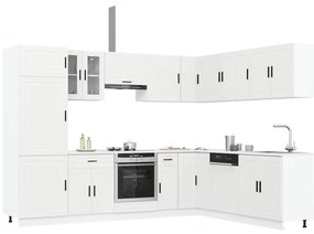 3314991 vidaXL Комплект кухненски шкафове от 14 части Porto, инженерно дърво